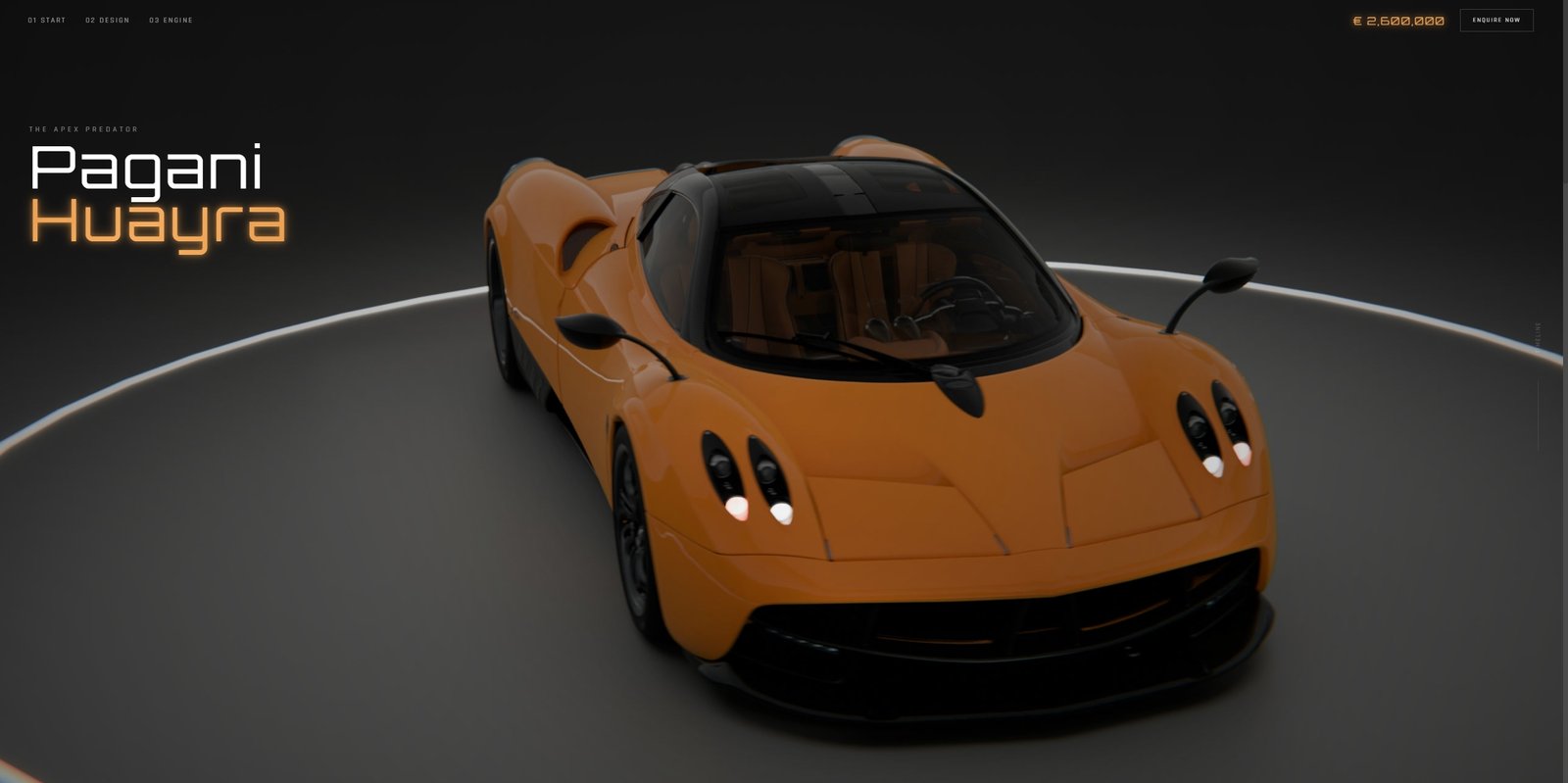 Pagani Website Preview